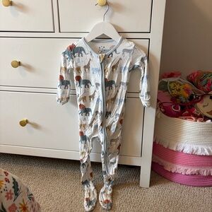 Kickee Pants Safari Animals Footie 18-24 Months